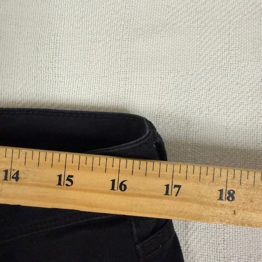 Time and Tru Womens High Rise Jegging Pants Black Size 14 Stretch Slim Fit